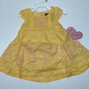 🔥XOXO KIDS GIRLS Dress 2 pc set sz 6/9 months New